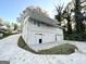 Gray two-story house with a long driveway at 2370 Tiffany Cir, Decatur, GA 30035
