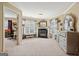 Bedroom with fireplace and built-in dresser at 2909 Everson Ridge Ct, Snellville, GA 30039