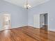 Living area with hardwood floors and views of other rooms at 32 Peeksville Rd, Locust Grove, GA 30248
