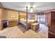 Large bedroom with a post bed and lots of natural light at 2021 Brook Valley Ct, Jonesboro, GA 30236