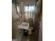 Bathroom with a single sink and shower/tub combo at 8965 Campbellton St, Douglasville, GA 30134