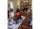 Living room with fireplace and hardwood floors at 8965 Campbellton St, Douglasville, GA 30134