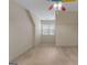 Bedroom with ceiling fan and window with blinds at 340 Antebellum Way, Fayetteville, GA 30215