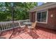 Deck with seating area, perfect for outdoor dining at 611 Bernhard Rd, Fayetteville, GA 30215