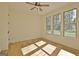 Bright bedroom with hardwood floors and large windows offering natural light at 2178 Bear Creek Rd, Moreland, GA 30259