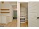 Walk-in closet with shelving and built in drawers at 2178 Bear Creek Rd, Moreland, GA 30259