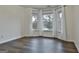 Bedroom with bay window and hardwood floors at 12021 Scottish Ct, Fayetteville, GA 30215