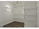 Spacious closet with wire shelving; great for storage at 12021 Scottish Ct, Fayetteville, GA 30215