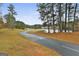 Paved path winds through a scenic community with lake views at 12021 Scottish Ct, Fayetteville, GA 30215
