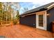 Spacious wooden deck with access to the house at 79 Turner Dr, Mcdonough, GA 30252