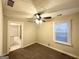 Cozy bedroom with carpet flooring and ceiling fan at 1327 Sharon Nw St, Atlanta, GA 30314