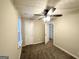 Bright bedroom with carpet flooring and ceiling fan at 1327 Sharon Nw St, Atlanta, GA 30314