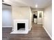 Living room features hardwood floors and a fireplace at 1327 Sharon Nw St, Atlanta, GA 30314