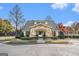 Community clubhouse with stone accents and covered entryway at 1390 Turtle Dove Ln, Lawrenceville, GA 30043