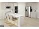 Modern kitchen with gray cabinets, stainless steel appliances, and island at 5374 Tolar Rd # 79, South Fulton, GA 30213