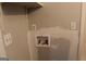 Simple laundry hookups in the laundry room at 126 E Mimosa Dr, Jonesboro, GA 30236