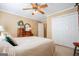 Spacious bedroom with a queen-size bed, large closet and additional storage at 417 Foggy Bottom Dr, Carrollton, GA 30116