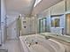 Bathroom with a jetted tub and separate shower at 3239 Talimore Cir, Marietta, GA 30066