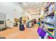 Spacious garage with ample storage space at 242 Kirkley Rd, Tyrone, GA 30290