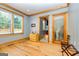 Bright office space with hardwood floors and natural light at 242 Kirkley Rd, Tyrone, GA 30290