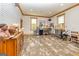 Studio with tiled floors and multiple workspaces at 242 Kirkley Rd, Tyrone, GA 30290
