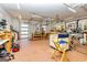 Well-equipped workshop featuring various woodworking tools and equipment at 242 Kirkley Rd, Tyrone, GA 30290