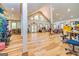 Bright and spacious workshop with high ceilings and hardwood floors at 242 Kirkley Rd, Tyrone, GA 30290