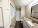 Updated bathroom with granite vanity and shower at 2252 Wellington Hills Way, Snellville, GA 30039