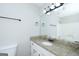 Bathroom with granite countertop and large mirror at 321 Summerwood Ln, Stockbridge, GA 30281