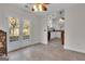 View of kitchen from breakfast room, showcasing open floor plan at 102 Lancers Loft, Peachtree City, GA 30269