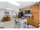 Finished basement with kitchenette and breakfast bar at 2800 S Highway 16, Carrollton, GA 30116