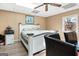 Basement bedroom with king-size bed and window at 2800 S Highway 16, Carrollton, GA 30116