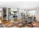 Kitchen features an island and breakfast bar with seating at 2800 S Highway 16, Carrollton, GA 30116