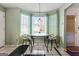 Kitchen breakfast nook with a round table and two chairs at 453 Camp Hill Ln, Jonesboro, GA 30238
