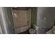 Small bathroom with shower and toilet at 221 Lakeview Dr, Stockbridge, GA 30281