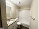 Clean bathroom with granite vanity and updated fixtures at 4395 Stonewall Tell Rd, College Park, GA 30349