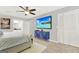 Main bedroom with large TV and comfortable sitting area at 577 Charing Cross Dr, Marietta, GA 30066