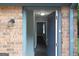 Inviting entryway with dark flooring and neutral walls at 5274 Ridge Forest Dr, Stone Mountain, GA 30083