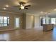 Open concept living area with hardwood floors and kitchen island view at 3851 Shelleydale Dr # 91, Powder Springs, GA 30127