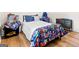 A bedroom decorated with Marvel Comics superhero bedding and decor at 10581 Eagles Dr, Jonesboro, GA 30238