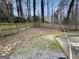 Large fenced backyard with a small shed and bridge at 4050 Sumit Wood Dr, Kennesaw, GA 30152