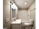 Clean and modern bathroom with white subway tile, a vanity, and a bathtub/shower combo at 2353 Arno Ct, Atlanta, GA 30318
