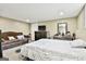 Basement bedroom with ample space, and carpeted flooring at 165 Standing Oak Pl, Fayetteville, GA 30214