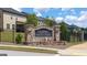 Stone entrance sign for The Gates at Pates Creek community with homes in the background at 1719 Goodwin Dr # 31, Hampton, GA 30228