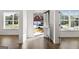 Bright entryway with hardwood floors and view of the front yard at 1723 Goodwin, Hampton, GA 30228