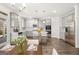 Open concept kitchen with island, stainless steel appliances, and breakfast area at 1723 Goodwin, Hampton, GA 30228