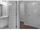 Clean bathroom with vanity and hardwood floor at 655 Edgar St, Hampton, GA 30228