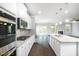 Modern kitchen with granite countertops and island at 655 Edgar St, Hampton, GA 30228