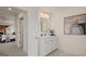 Clean bathroom with vanity and single sink at 667 Edgar # 26, Hampton, GA 30228