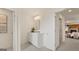 Simple bathroom with vanity and single sink at 667 Edgar # 26, Hampton, GA 30228